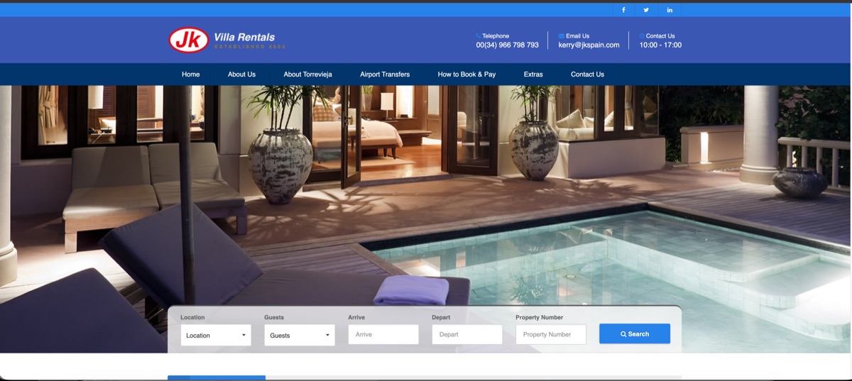 Resultater for JK Villa Rentals